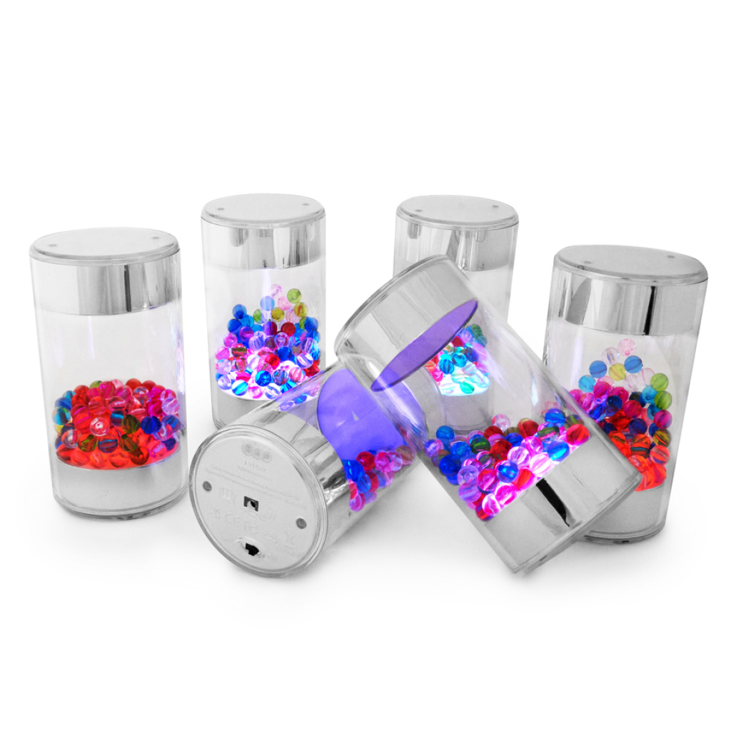 Светещи шейкъри за сензорна игра Glow Roller – 6 броя