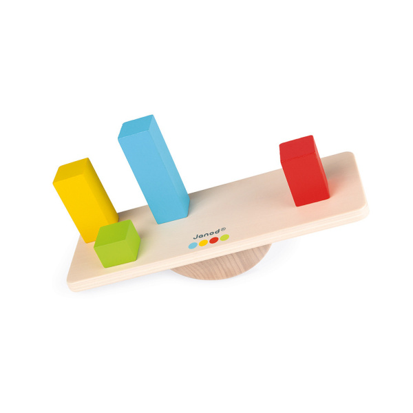 Магнитна везна с цветове - дървена играчка