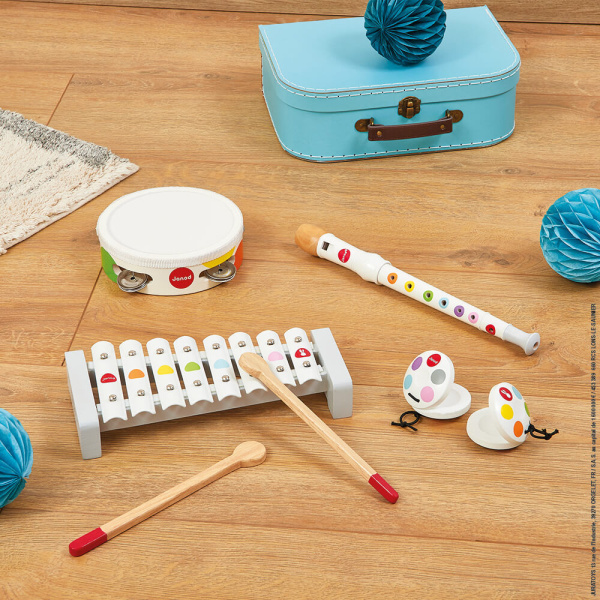 Детски дървени музикални инструменти - сет 1