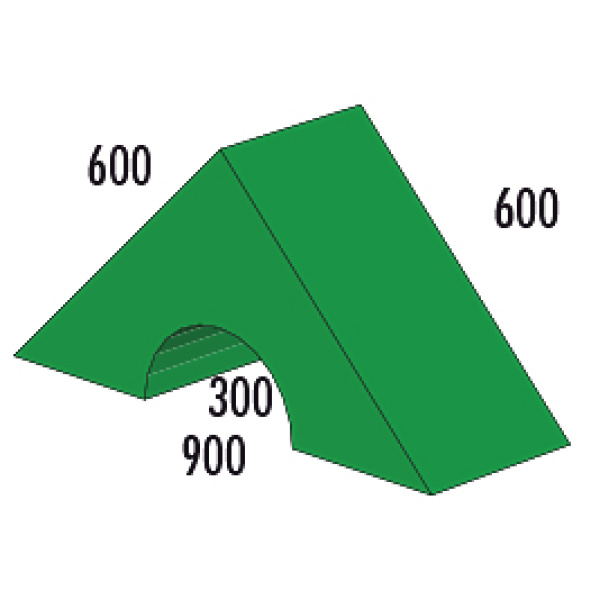 Триъгълник с арка MAX - мек модул за игра