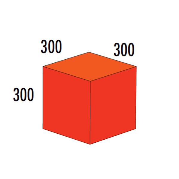 Куб MAX 30х30х30 см - мек модул за игра