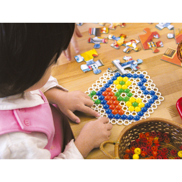 Детска мозайка РИМОЗА - квадратни основи 12 броя