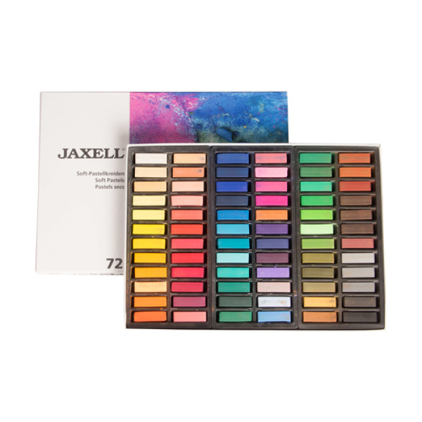 Цветни пастели за рисуване Jaxell 72 бр.