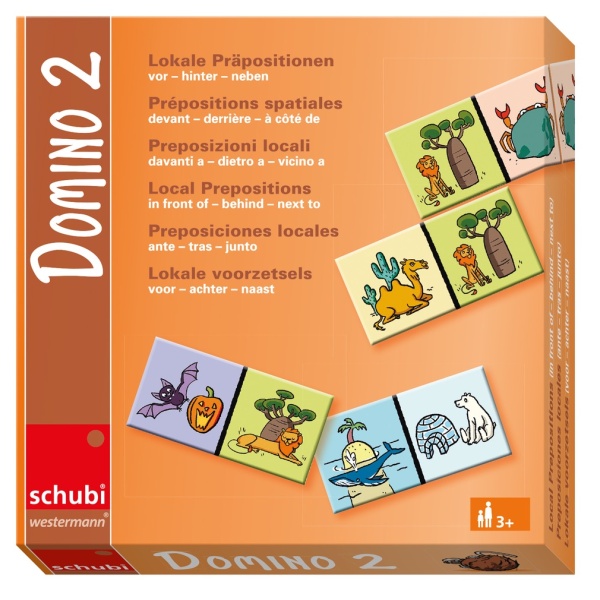 Домино с предлози 2 - логопедична игра