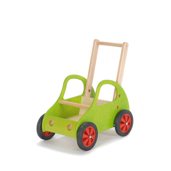 Детска дървена количка проходилка 1