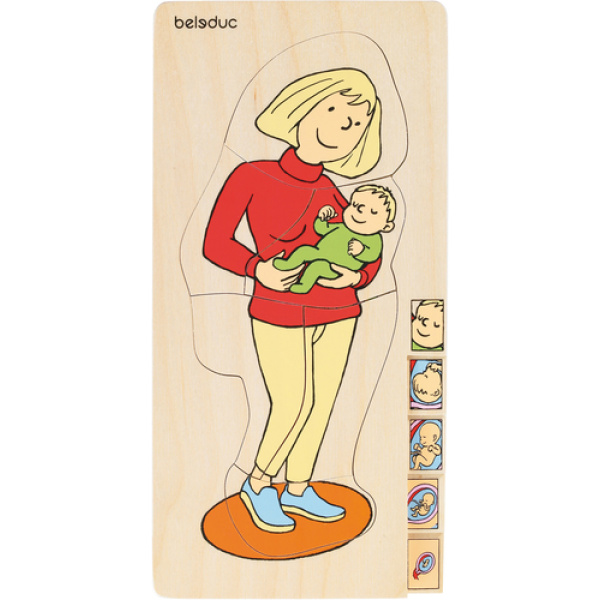 Бременност на майката - многослоен дървен пъзел