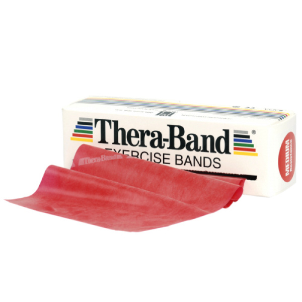 Ластична лента за упражнения Thera-Band червена