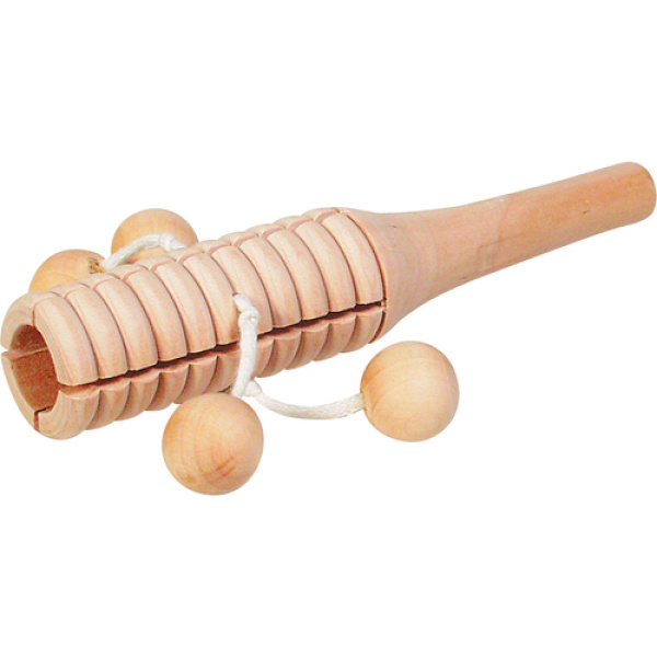 Тонблок с дървени топчета - музикален инструмент