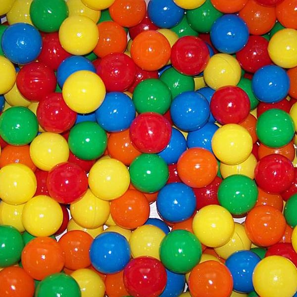 Цветни топки за сух басейн 500 бр.