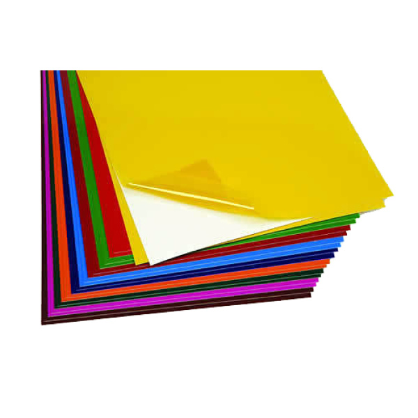 Прозрачно цветно фолио за прозорци - 20 листа