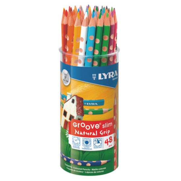 Цветни моливи за рисуване Groove Slim 48 бр.