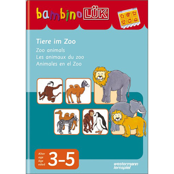 Бамбино ЛЮК книжка: Зоо животни