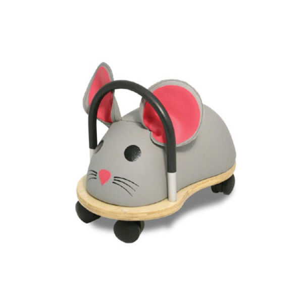 Дървена детска количка за яздене Мишка малка