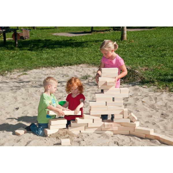 Голям дървен детски строител - 32 части