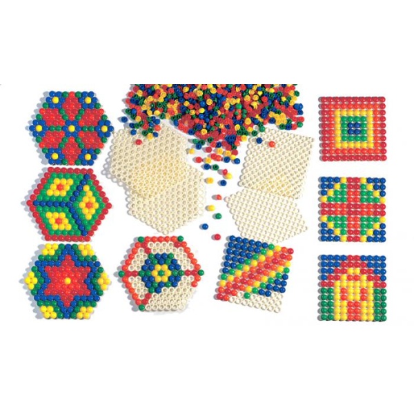 Детска мозайка РИМОЗА - шестоъгълни основи 12 броя