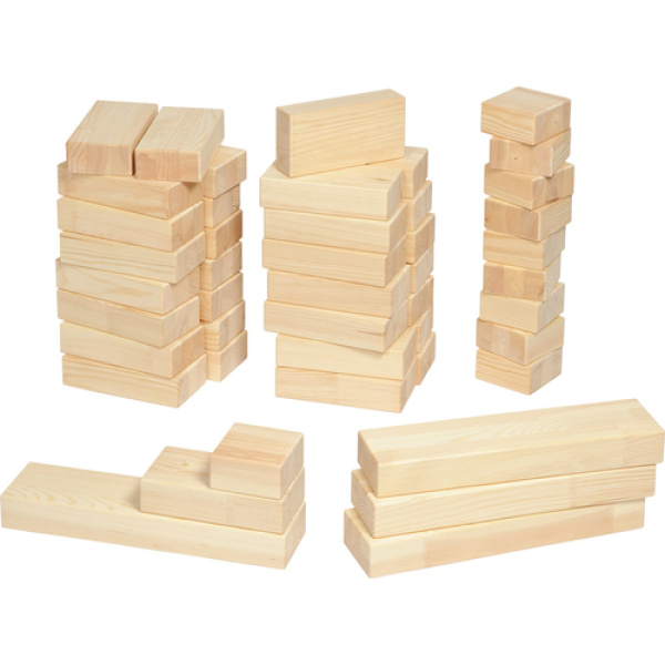 Голям дървен детски строител - 32 части