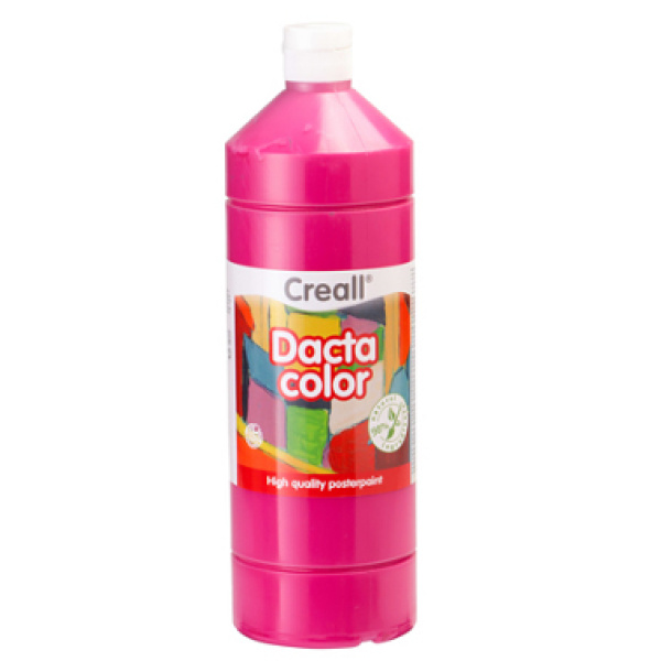 Боя на водна основа за рисуване Dactacolor 1000 мл - розова