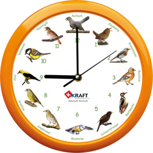 Птичи часовник с реалистични звуци