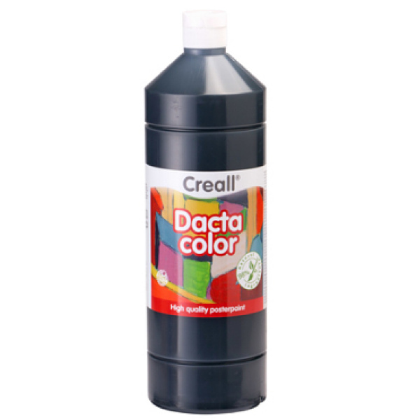 Боя на водна основа за рисуване Dactacolor 1000 мл - черна