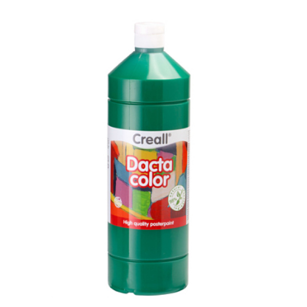 Боя на водна основа за рисуване Dactacolor 1000 мл - тъмно зелена