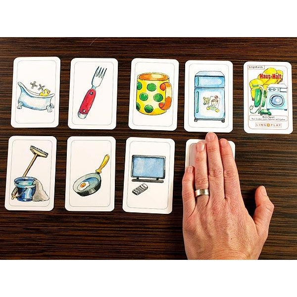 Домакинство - логопедична игра с карти
