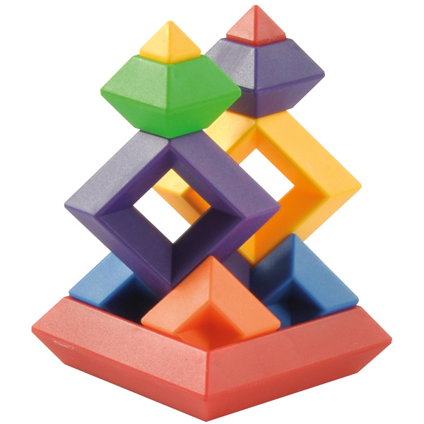 Детски триизмерен конструктор Пирамида - голям сет