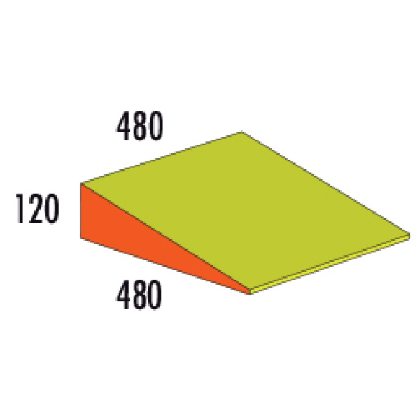 Платформа с наклон 48х12х48 см - мек модул за игра