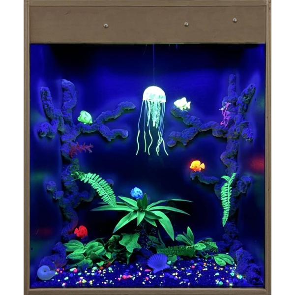 Светещ стенен УВ панел аквариум