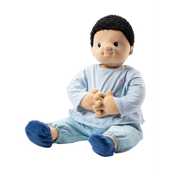Емпатична кукла като истинско бебе, гледа в очите, с дрехи и реалистични полови белези. Кукла за развитие на емоционалната интелигентност у децата. Подходяща за деца и възрастни хора.