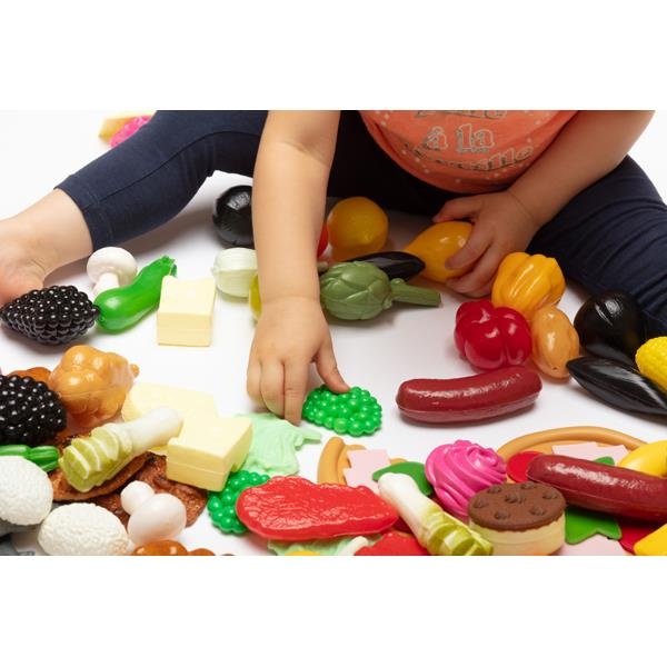 Хранителни продукти - пластмасови играчки 114 части