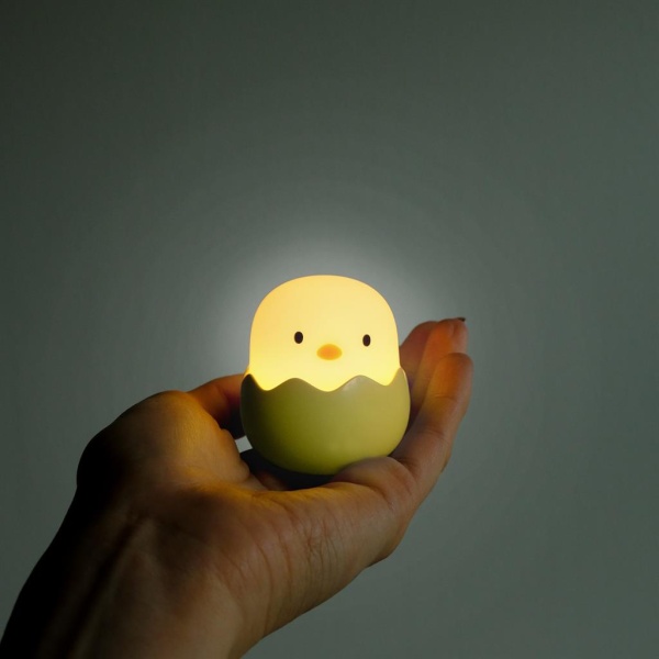 Детска нощна лампа BABY EGGY – бебе яйце, зелено